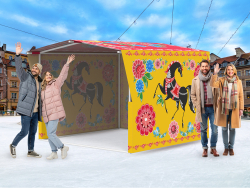 Каркасная палатка-шатёр 2,7 х 2,7