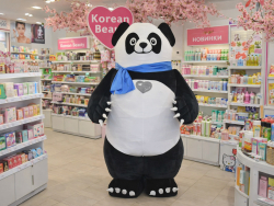 Панда из искусственного меха