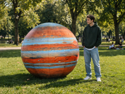 Шар латексный с чехлом