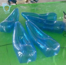 Прозрачные надувные лыжи