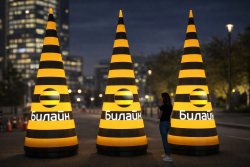 Большой рекламный конус