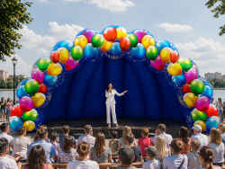 Веер с шариками