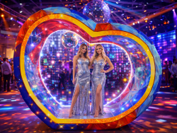 Надувная фотозона Сердце