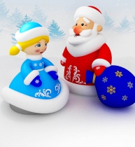 Комплект «Дед Мороз и Снегурочка» стандарт